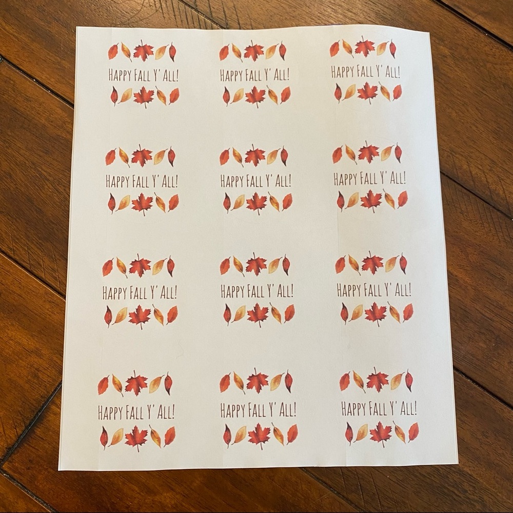 Happy Fall Y’all Stickers!